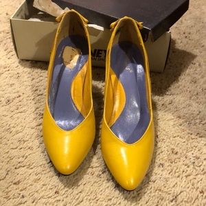 Leather upper 3 inch heels